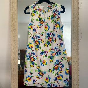 Karl Lagerfeld Floral Tie Neck Dress